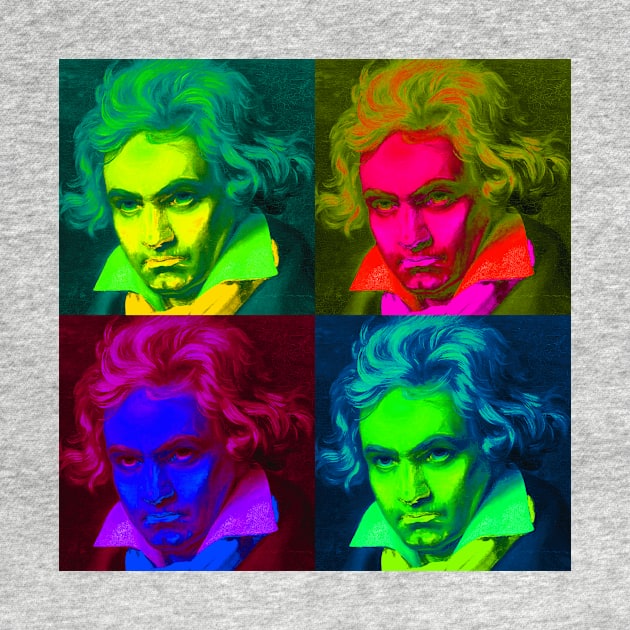 Pop Art - Ludwig van Beethoven by Naves